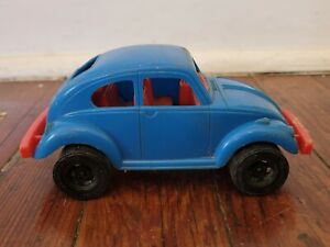 Vintage Strombecker Plastic Volkswagen VW Sedan Beetle Bug 6"