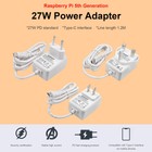 Raspberry Pi 5th Generation Power Adapter USB-C 27W Power 5V5A Full Current