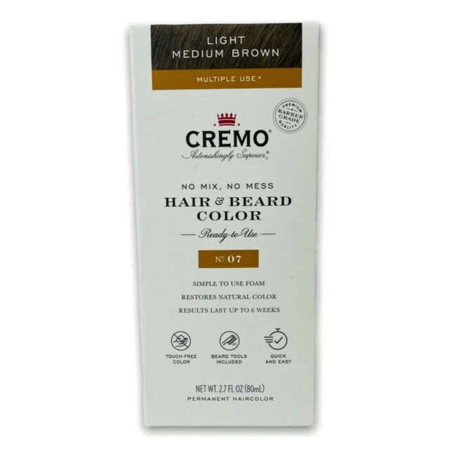 Cremo Foam Hair Dye, Brown - 2.7 oz.