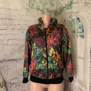 Nike Activewear Kids Youth Jackets Hoodie Women SZ XL Multicolor Tie Dye Jersey - Picture 1 of 15
