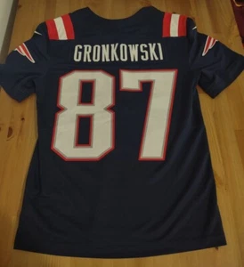 Rob Gronkowski New England Patriots Stitched Nike Dri-Fit Jersey Size Mens Small - Picture 1 of 10