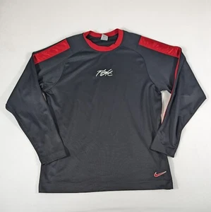 Nike Miami Heat FLIGHT Basketball Size L Red Black Warm Up Shooting Jersey - Picture 1 of 13