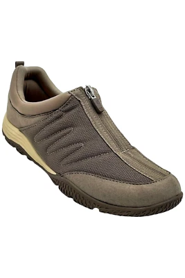 Easy Spirit Women's BeStrong Front-Zip Sneaker Taupe - Image 1 of 3