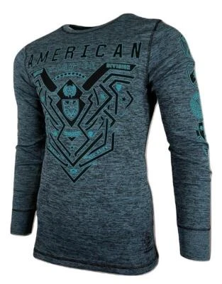 Motociclista Atlético AMERICAN FIGHTER L/S Térmico BRIMLEY Para Hombre Foto 1 de 4