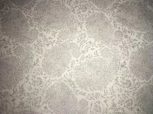 Ralph Lauren King Pillowcase Gray White Floral Paisley Cottage Farmhouse Cotton - Picture 1 of 11