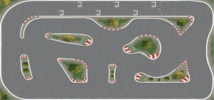 Rennstrecke für Turbo Racing oder LDARC  250cm x 117cm - Bild 1 von 4