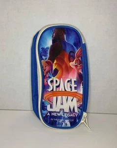 Space Jam A New Legacy Blue Canvas Pencil Pouch - Picture 1 of 3
