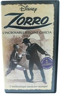 VHS Kassette Disney Zorro Volume 5 Der unglaubliche Sergeant Garcia VHS Secam VF - Bild 1 von 3