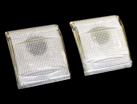 PARA RENAULT LAGUNA MK 2 2001-2005 JUEGO DE LUCES INDICADORAS LATERALES PUERTA DELANTERA PAR TRANSPARENTE  Foto 1 de 1