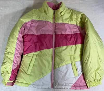 Chaqueta Rothschild Niñas Jóvenes Talla 14 Multicolor Rosa/Verde/Blanco Aislada Foto 1 de 4