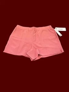 New Active Golf Stretch Running Workout Athletic Activewear Coral Comfort Shorts - Picture 1 of 5