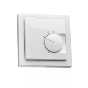Raumthermostat für Fußbodenheizung im Set mit Busch Jäger future linear Rahmen - Bild 1 von 9