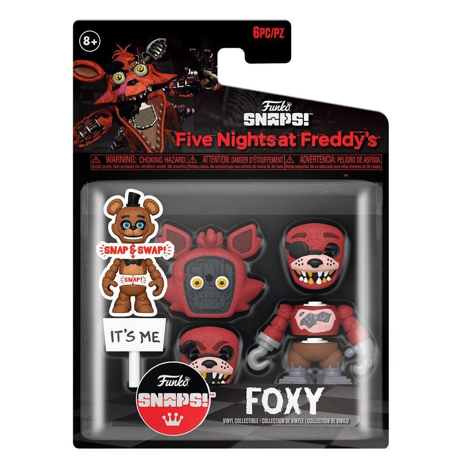Figura Snaps! Five Nights At Freddys Foxy 6 Unidades - Imagen 1 de 1