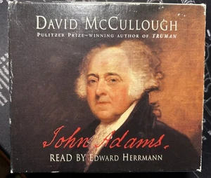 "John Adams" by David McCullough; Audio Book on 9 CDs, Abridged & 9 Hr run time - Picture 1 of 5