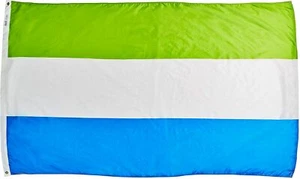 Sierra Leone Flag 3x5 Annin 197322 NYL-GLO High Quality   Free Priority Shipping - Picture 1 of 5