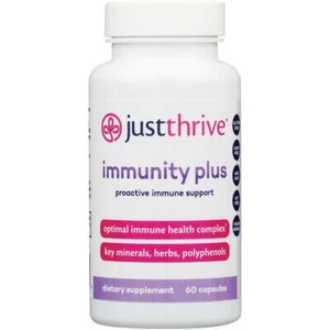 Just Thrive Immunity Plus 60 Caps - Key Minerals, Herbs & Polyphenals, NEW! - Picture 1 of 1