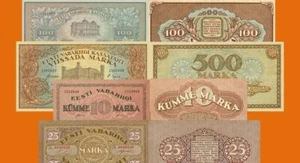 (Reproduktionen !) Banknoten Estonia 51-54 1923 - Bild 1 von 1