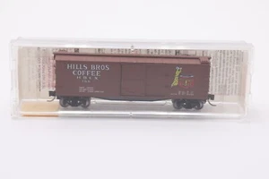 Micro Trains 42100 Hills Bros Coffee 40' Double Sheathed Wood Box Car | NEW - Picture 1 of 6