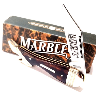 Marbles Smooth Tortoise Handles Lady Leg High Heel Shoe Folding Pocket Knife - Image 1 of 4