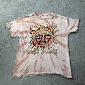 Sublime Shirt Adult Large Pink Distressed Urban Outfitters Tie Dye Music Concert
