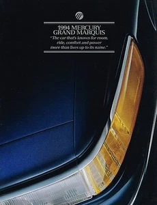 Big 1994 Mercury GRAND MARQUIS Brochure / Catalog with Color Chart: GS,LS - Picture 1 of 4