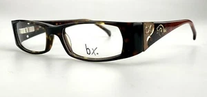 BX. Eyeglasses Mod. X-309 Col. 3 Brown Rectangle Made in Germany NOS - Picture 1 of 9