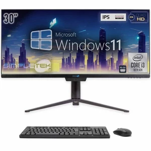 Aio All IN One i3 21:9 Ultraweitwinkel 30 " Windows 11 16GB 480GB 2K IPS PC Wifi - Afbeelding 1 van 12
