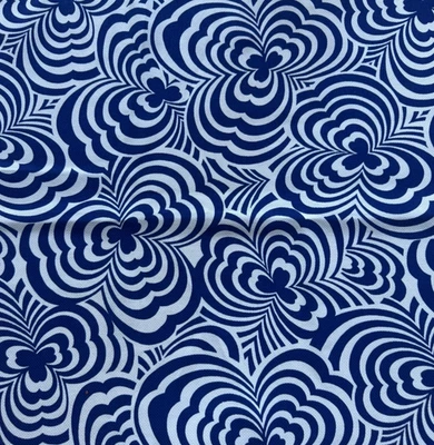 Ralph Lauren Fleur De Deuville Mediterranean  USA Fabric Remnant 24"x24" - Image 1 of 3