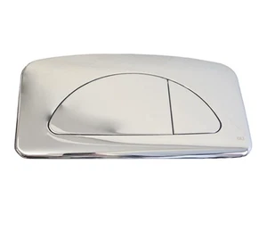 Placa de descarga doble Oli cromada OL0627004 - Imagen 1 de 2