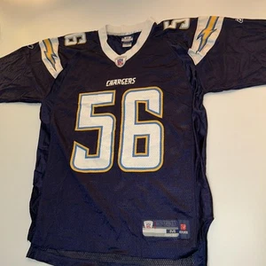 Camiseta deportiva Reebok San Diego Chargers Shawn Merriman azul NFL para hombre M - Imagen 1 de 7