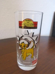 Vaso Coca-Cola Rey León Walt Disney 0,2 l Karstadt Lion King glass  - Imagen 1 de 2