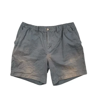 Chubbies Shorts Mens XL Metal Blue Cotton Blend Chino Elastic Waist 7 Inch *READ - Image 1 of 4