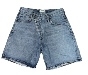 Agolde Criss Cross Jean Shorts Women’s Size 26 Organic Cotton Sustainable - Picture 1 of 8