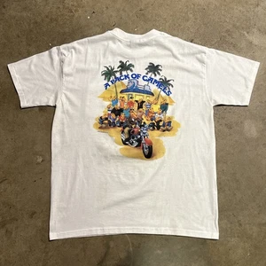 Camisa Camel De Colección Para Hombres XL Blanca Años 90 Paquete De Camellos Cig Promo Bolsillo Camiseta EE. UU. - Imagen 1 de 7