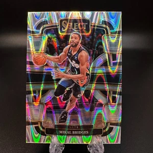 2023-24 Panini Select Tectonic Prizm Mikal Bridges #34 Brooklyn Nets - Picture 1 of 2