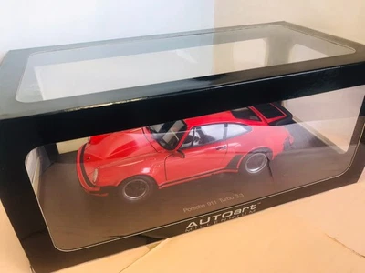 Porsche 911 Turbo 3.3 AUTOart Millennium 1/18 rouge neuf boite 77982 guardsred - Photo 1/4