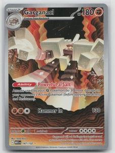 Pokemon Card Garganacl Illustration Rare ME01: Mega Evolution 147/132 NM - Picture 1 of 2