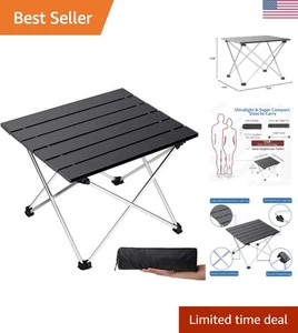 Mesa de camping moderna de aluminio - Fácil configuración y resistente para todas las aventuras al aire libre - Imagen 1 de 10