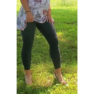 New Mix moto jean leggings navy blue S/M - Picture 1 of 11