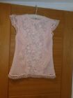 Ted Baker light pale pink sleeveless top size 0