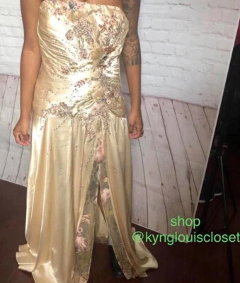 Vestido de noche de un hombro para mujer (talla 12) Foto 1 de 4