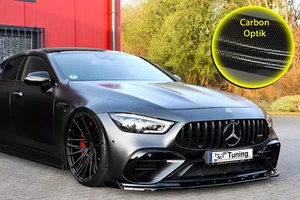 Frontspoiler mit Wings ABS für Mercedes AMG GT 4.Tür X290 Standard Carbon Optik - Bild 1 von 4