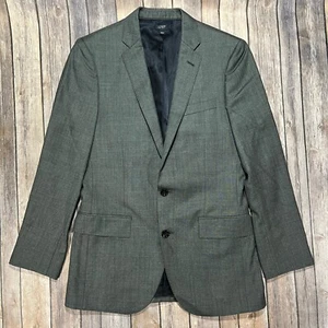 J Crew Ludlow Tollegno 1900 Wool Sport Coat Blazer 36R Mens Grey Jacket Suit - Picture 1 of 10