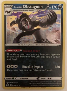 Pokemon Champion's Path Galarian Obstagoon 37/73 NM/M - Picture 1 of 1
