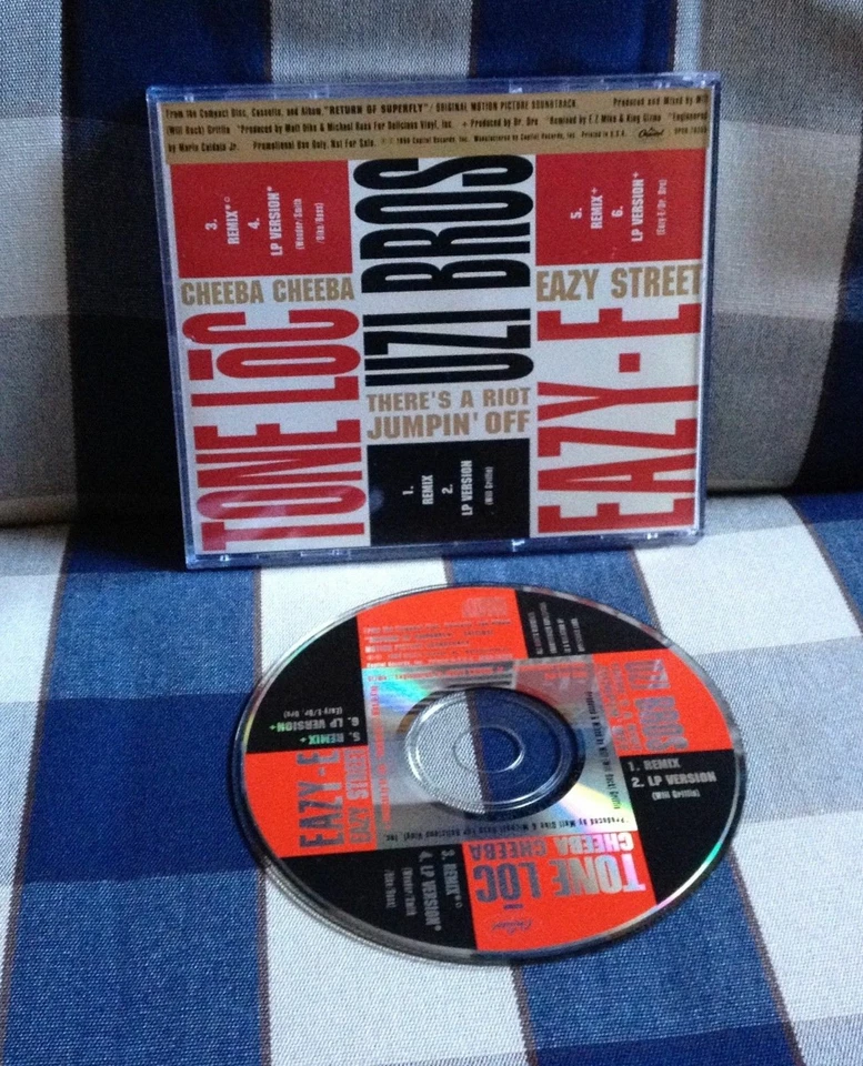 Eazy-E Tone Loc Uzi Bros - Superfly Sampler - 1990 US Promo CD Ruthless Records - Bild 1 von 1