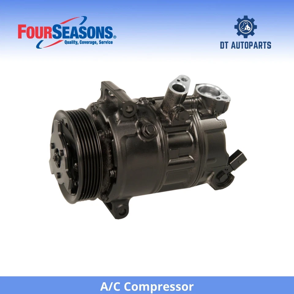 Para 2010-2016 Volkswagen Jetta A/C Compressor 4 Estações 2011 2012 2013 2014 2015 - Imagem 1 de 4