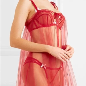 AGENT PROVOCATEUR RED EDITA BABYDOLL GOWN SIZE MEDIUM/LARGE UK 10-12 BNWT - Picture 1 of 5