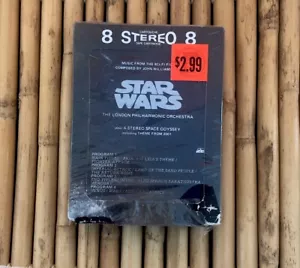 Vtg Star Wars Soundtrack 8 Track Tape with A Stereo Space Odyssey 2001 New Wear - Picture 1 of 10
