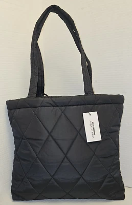 Vera Bradley North South Tote in Ultralight Moonless Night Black - Image 1 of 4