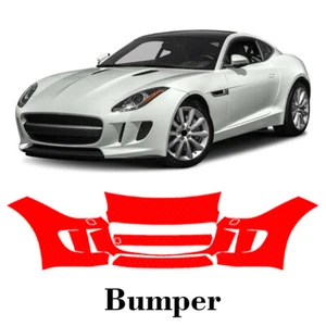 Front bumper PreCut PPF Paint Protection Film For Jaguar F Type 2014-2017 - Picture 1 of 6
